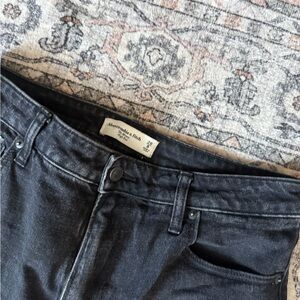 Abercrombie & Fitch Women's Dark Black Skinny Jeans